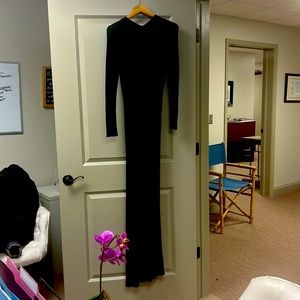 Saks Fifth Avenue Folio Collection long dress, black